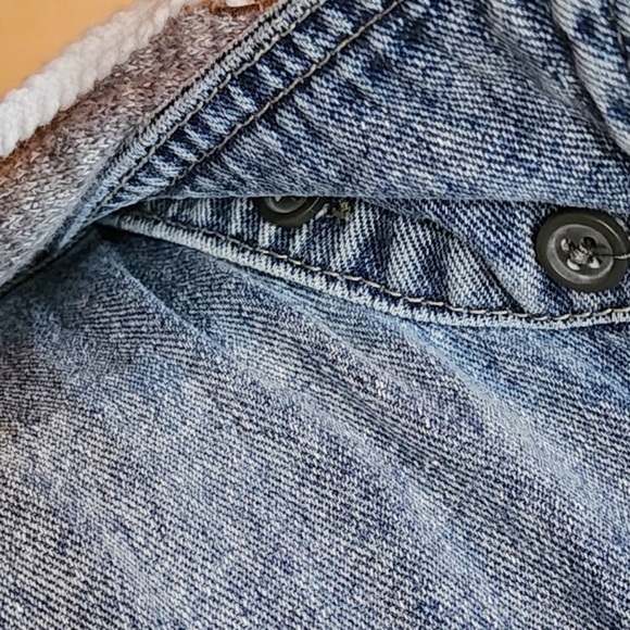 Women's Free People Denim and Gray Jacket - Picture 7 of 7